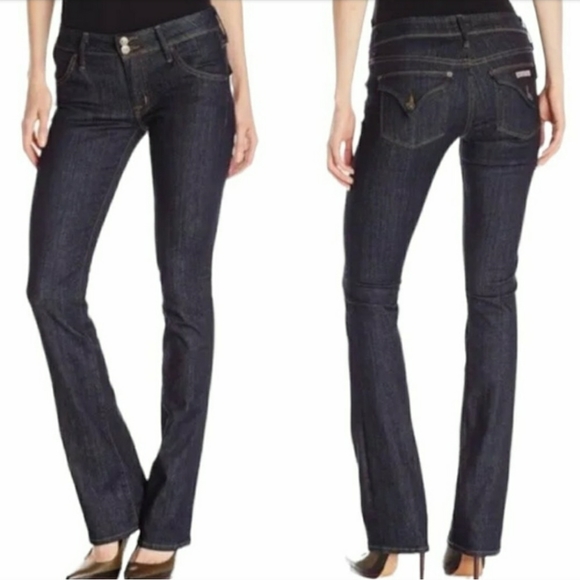 Hudson Low Rise Signature Bootcut Jeans Women’s Size 26 Made in USA W170DHA - Picture 1 of 4